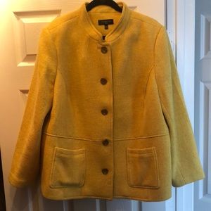 Tweed yellow jacket